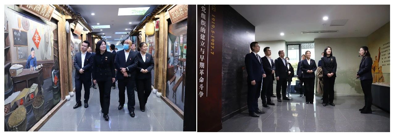 今年会物业党支部参观