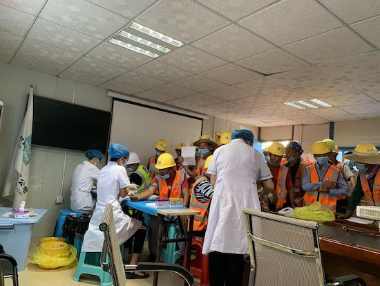 今年会集团组织员工体检活动